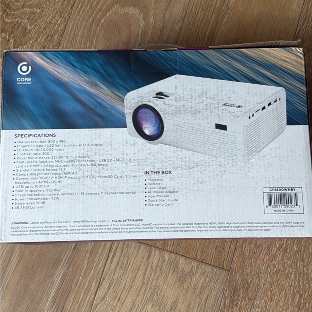 150 in. Home Theater Projector 📽️